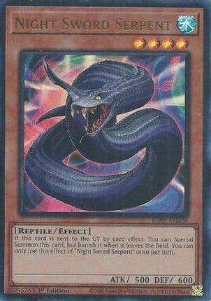 Night Sword Serpent  [RA05-EN020] Ultra Rare 1st Edition