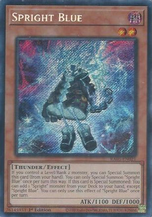 Spright Blue  [RA05-EN021] Secret Rare 1st Edition