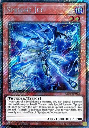 Spright Jet  [RA05-EN022] Platinum Secret Rare 1st Edition