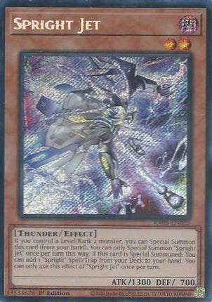 Spright Jet  [RA05-EN022] Secret Rare 1st Edition