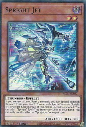 Spright Jet [RA05-EN022] Super Rare 1st Edition