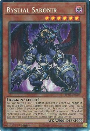 Bystial Saronir  [RA05-EN023] Collector's Rare 1st Edition