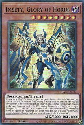 Imsety, Glory of Horus [RA05-EN027] Super Rare 1st Edition