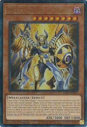 Imsety, Glory of Horus  [RA05-EN027] Ultimate Rare 1st Edition