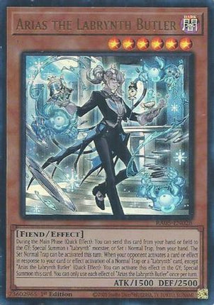 Arias the Labrynth Butler  [RA05-EN028] Ultra Rare 1st Edition