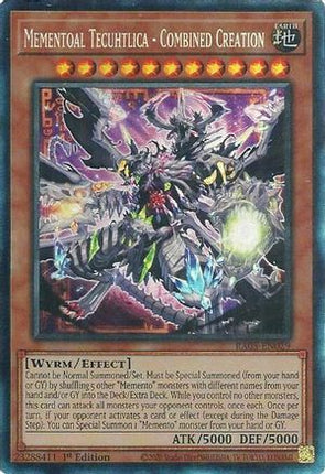 Mementoal Tecuhtlica - Combined Creation  [RA05-EN029] Collector's Rare 1st Edition