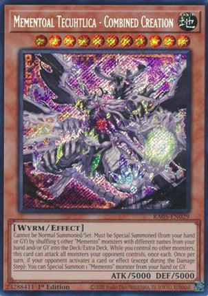 Mementoal Tecuhtlica - Combined Creation  [RA05-EN029] Secret Rare 1st Edition
