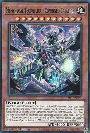 Mementoal Tecuhtlica - Combined Creation [RA05-EN029] Super Rare 1st Edition
