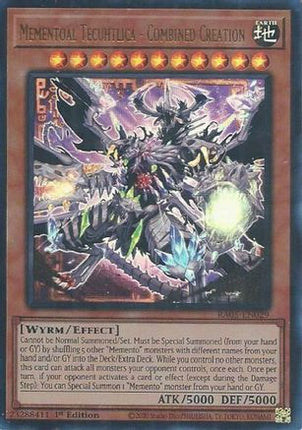 Mementoal Tecuhtlica - Combined Creation  [RA05-EN029] Ultra Rare 1st Edition