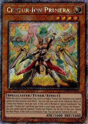 Centur-Ion Primera  [RA05-EN030] Platinum Secret Rare 1st Edition