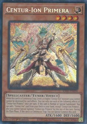 Centur-Ion Primera  [RA05-EN030] Secret Rare 1st Edition