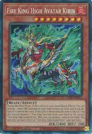 Fire King High Avatar Kirin  [RA05-EN032] Collector's Rare 1st Edition
