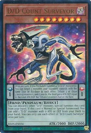 D/D Count Surveyor  [RA05-EN034] Ultra Rare 1st Edition