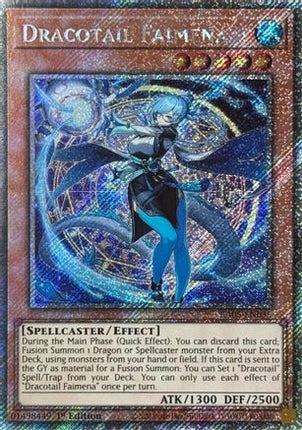 Dracotail Faimena  [RA05-EN035] Platinum Secret Rare 1st Edition