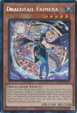 Dracotail Faimena (Secret Rare)  [RA05-EN035] 1st Edition