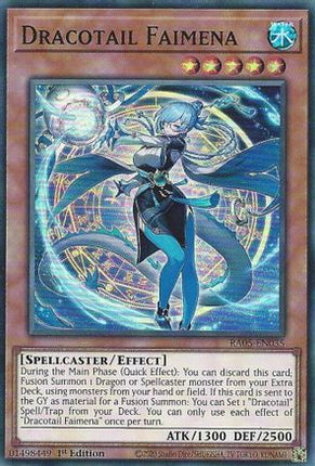 Dracotail Faimena [RA05-EN035] Super Rare 1st Edition