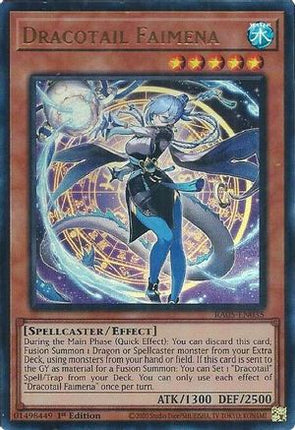 Dracotail Faimena  [RA05-EN035] Ultra Rare 1st Edition