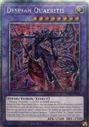 Despian Quaeritis  [RA05-EN036] Platinum Secret Rare 1st Edition