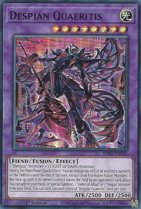 Despian Quaeritis [RA05-EN036] Super Rare 1st Edition