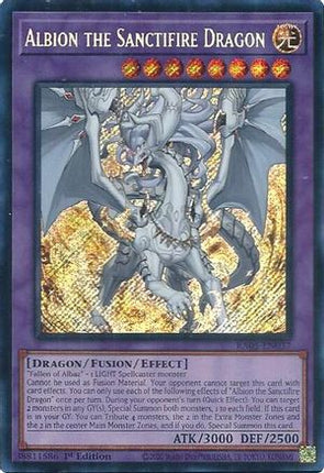 Albion the Sanctifire Dragon  [RA05-EN037] Secret Rare 1st Edition