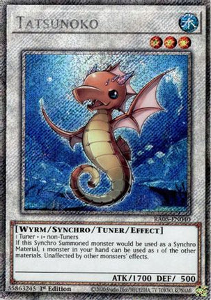 Tatsunoko  [RA05-EN040] Platinum Secret Rare 1st Edition