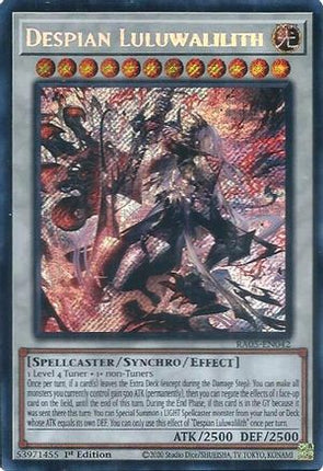 Despian Luluwalilith  [RA05-EN042] Secret Rare 1st Edition
