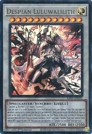 Despian Luluwalilith  [RA05-EN042] Ultra Rare 1st Edition