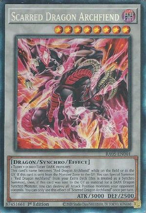 Scarred Dragon Archfiend  [RA05-EN044] Collector's Rare 1st Edition