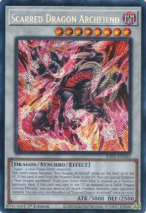 Scarred Dragon Archfiend  [RA05-EN044] Secret Rare 1st Edition
