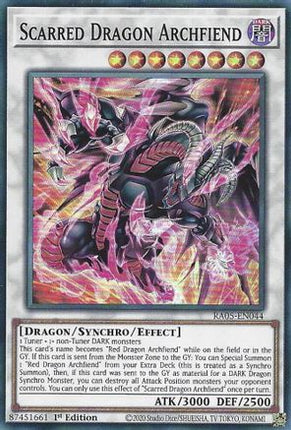 Scarred Dragon Archfiend [RA05-EN044] Super Rare 1st Edition