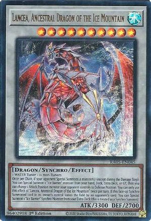 Lancea, Ancestral Dragon of the Ice Mountain  [RA05-EN045] Ultra Rare 1st Edition
