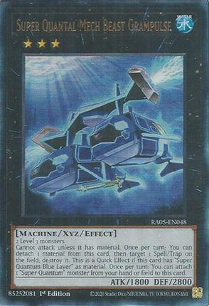 Super Quantal Mech Beast Grampulse  [RA05-EN048] Ultimate Rare 1st Edition