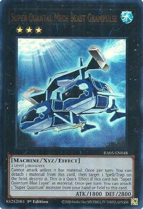 Super Quantal Mech Beast Grampulse  [RA05-EN048] Ultra Rare 1st Edition