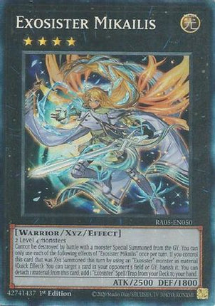 Exosister Mikailis  [RA05-EN050] Collector's Rare 1st Edition