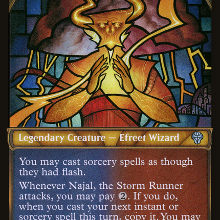Najal, the Storm Runner (Showcase) [Dominaria United] Textured Foil