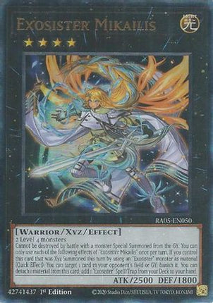 Exosister Mikailis  [RA05-EN050] Ultimate Rare 1st Edition