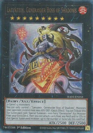 Laevatein, Generaider Boss of Shadows  [RA05-EN051] Ultimate Rare 1st Edition
