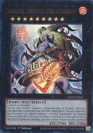 Laevatein, Generaider Boss of Shadows  [RA05-EN051] Ultra Rare 1st Edition