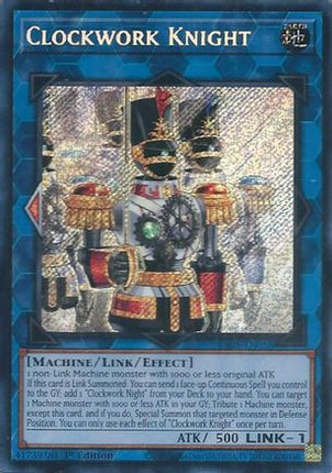 Clockwork Knight  [RA05-EN058] Secret Rare 1st Edition