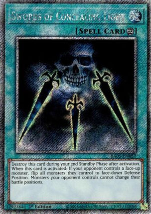 Swords of Concealing Light  [RA05-EN059] Platinum Secret Rare 1st Edition