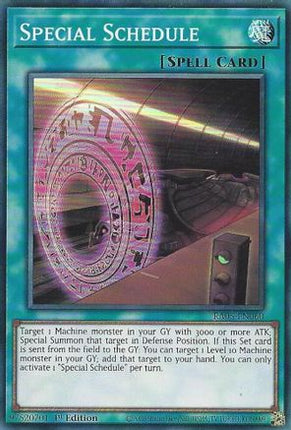 Special Schedule [RA05-EN060] Super Rare 1st Edition
