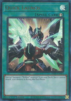 Quick Launch  [RA05-EN062] Ultra Rare 1st Edition
