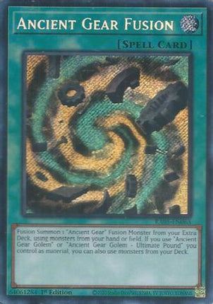 Ancient Gear Fusion  [RA05-EN063] Secret Rare 1st Edition