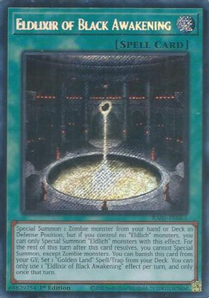 Eldlixir of Black Awakening  [RA05-EN065] Secret Rare 1st Edition