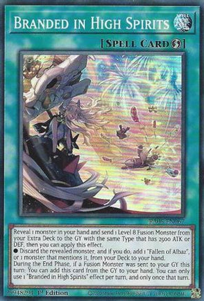 Branded in High Spirits [RA05-EN067] Super Rare 1st Edition