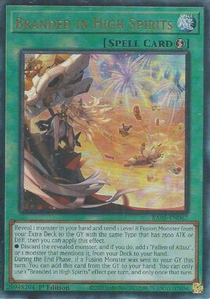 Branded in High Spirits  [RA05-EN067] Ultimate Rare 1st Edition