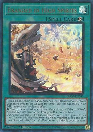Branded in High Spirits  [RA05-EN067] Ultra Rare 1st Edition