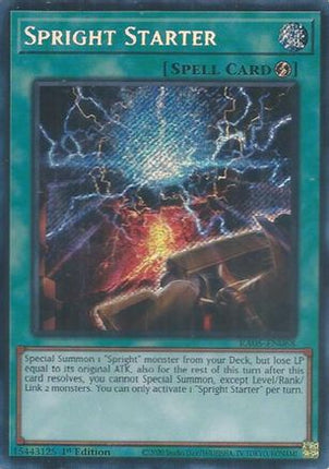 Spright Starter  [RA05-EN068] Secret Rare 1st Edition