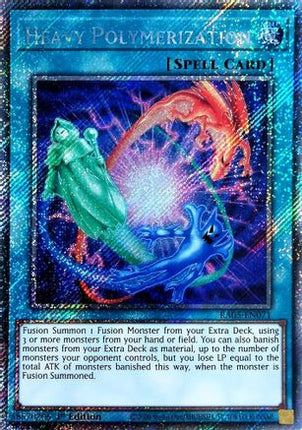 Heavy Polymerization  [RA05-EN071] Platinum Secret Rare 1st Edition