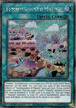 YummyusmentMignon  [RA05-EN073] Platinum Secret Rare 1st Edition
